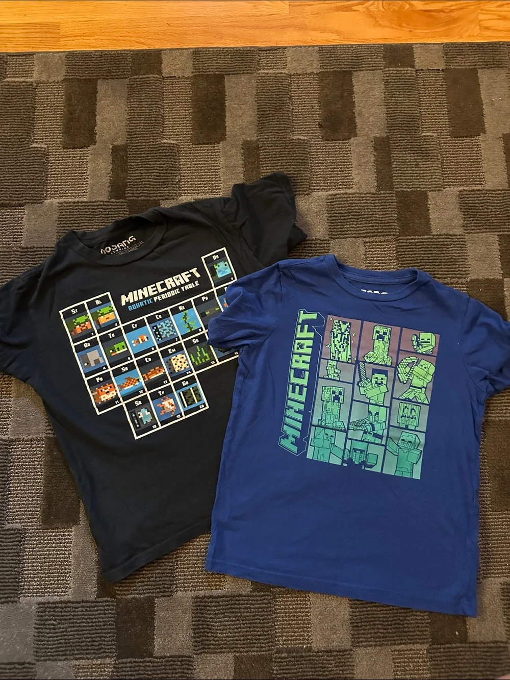 Minecraft t-shirt bundle size 8